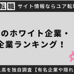 北海道のホワイト企業・優良企業ランキング！年収や売上高を独自調査【有名企業や隠れ中小企業】