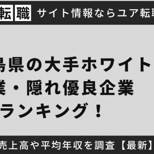 鹿児島県のホワイト企業・隠れ優良企業ランキング！就職で勝ち組と言われる売上高・平均年収が高い大手企業も調査【2025年最新】